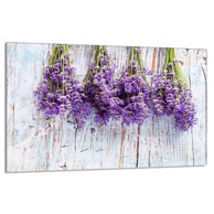 TMK Staklena zaštita za štednjak 80x52 Lavanda