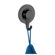 WENKO Crna zidna kukica Valenza