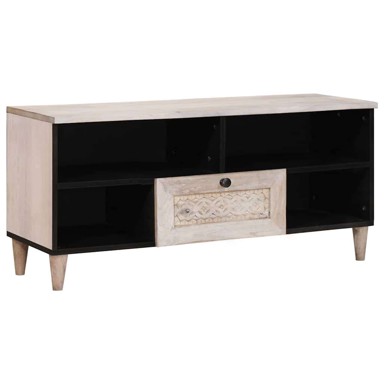 TV ormar s ladicama, bijeli, 105x33x46 cm