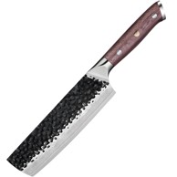 Damasku kuhinjski nož Te-37523 Nakiri Kp37523, smeđi