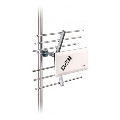 Antena DVB-T, 33 dB, crna