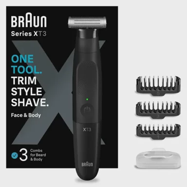 BRAUN Aparat za bradu Series XT 3100, bežični, 3 postavke dužine, crna
