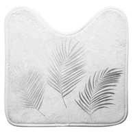 DOUCEUR D'INTÉRIEUR Bijela/u srebrnoj boji kupaonska prostirka za WC 45x45 cm Orbella