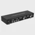 TECHLY Switch KVM IDATA DP-KVM4, rack montaža, crni