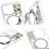 MG Maskica za iPhone 13 Pro, Flower Magsafe, bijeli cvijet
