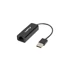 LANBERG Adapter NC-0100-01 USB-A RJ-45, crna