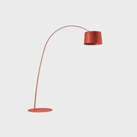 FOSCARINI Stajaća lampa Twiggy Terra Mylight, crvena