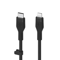 BELKIN Kabel Flex CAA011bt3MBK, crni, Lightning/USB-C, 15W, 3m, mfi