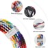 B-STRAP Elastic Nylon 2 remen za Huawei Watch GT3 42mm, rainbow