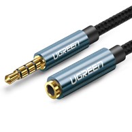 UGREEN Produžni audio kabel AUX 3.5 mm AV118, 1.5 m, plavi