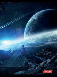 TARGET Bilježnica Space, A4, geometrija, 52 lista, meki uvez