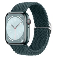 B-STRAP Elastic Nylon remen za Apple Watch 42/44/45mm, rainforest green