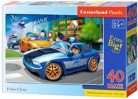 CASTORLAND Puzzle Maxi Policijska potjera, 40 kom