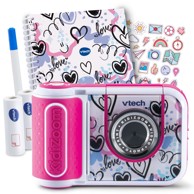 VTECH Dječji instant fotoaparat Kidizoom Print Cam, pink, Summer Bundle