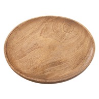 ORION Drven pladanj ø 30 cm Mango