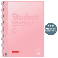 BRUNNEN Blok, A4, crte, 80 listova, perforacija, pastel