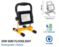 LED reflektor, 20W, prijenosni 