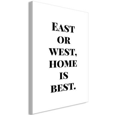 Slika Home Is Best Vertical 40x60