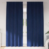 Zavjese za zamračivanje 140x260 cm 2kom, plave