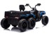 Vozilo na akumulator JC606 Quad ATV 6 kotača 24V 4x4 s prikolicom, plava