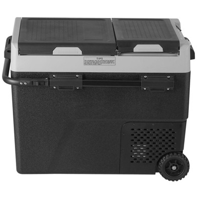 VEVOR Automobilski hladnjak s dvije zone prijenosni zamrzivač 75,3x46,1x55,8 cm 58 L
