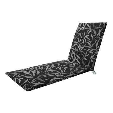 Jastuk za ležaljku 190x60 cm, crni