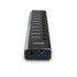 LINDY USB hub USB 3.0, 10-portni, s ON/OFF tipkom