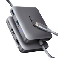 AXAGON USB hub HMC-5HL 2x USB-A, HDMI, LAN, USB 3.2 Gen 1 hub, PD 100W HMC-5HL