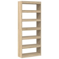 Polica za knjige Sonoma hrast, konstruirano drvo, sonoma hrast