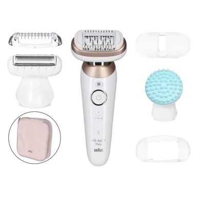 BRAUN Depilator, Silk-Epil SES9-071, bežični, Wet&Dry tehnologija