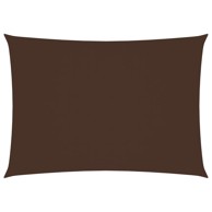 Jedro protiv sunca od tkanine Oxford pravokutno 3 x 5 m smeđe