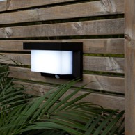 STAR TRADING Solarna LED zidna svjetiljka Valla, 20 x 12 cm