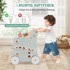 NORTHIX Hodalica za bebe, s prostorom za pohranu, Montessori, drvo, zelena