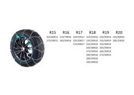 PRO COMPACT Lanci za snijeg 140, 12mm, PC12-140