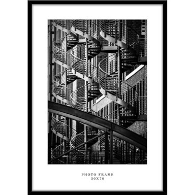 STYLER Crni zidni okvir Florida, 53 x 73 cm