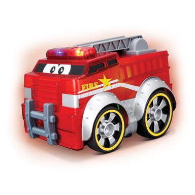 BJUNIOR Vatrogasni kamion, pritisni i vozi se, sa svjetlom.