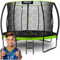 NEO-SPORT Profilirani vrtni trampolin 435 cm (14 ft), unutarnja mreža