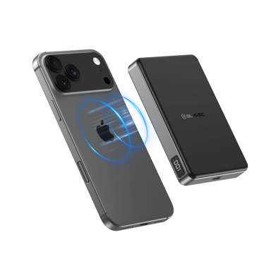 UGREEN Powerbank 10000 mAh ultra fast 16 mm Tip-C Qi2.2 25 W + PD 45 W magnetska indukcija MagSafe 2 u 1, crna