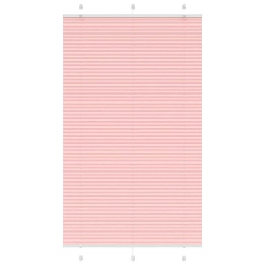 Plisirana zavjesa, 115 x 200 cm, širina tkanine 114,4 cm, poliester, roza