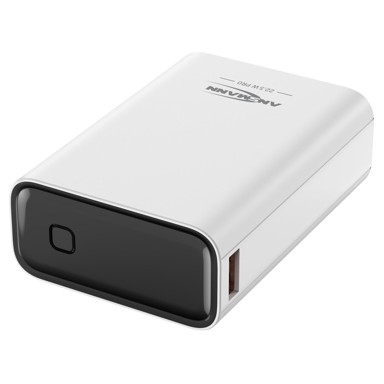 ANSMANN Powerbank prijenosni punjač PRO PB222PD, 20.000 mAh, USB-A+C Port, 22.5W, bijeli