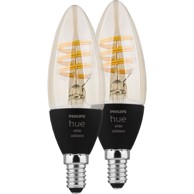 PHILIPS LED pametna žarulja Hue E14, bijela, 4,9W, 2 kom.