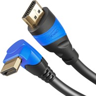 KABELDIREKT 8K/4K HDMI kutni kabel 90, 2 m - za PS5, xbox