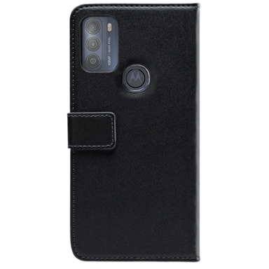 MOBILIZE PU kožna futrola tipa knjige za Motorola Moto G50, crna