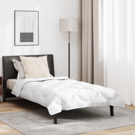 2-u-1 punionica s jastukom 2 pcs 155 x 200 cm mikrofibra, bijela