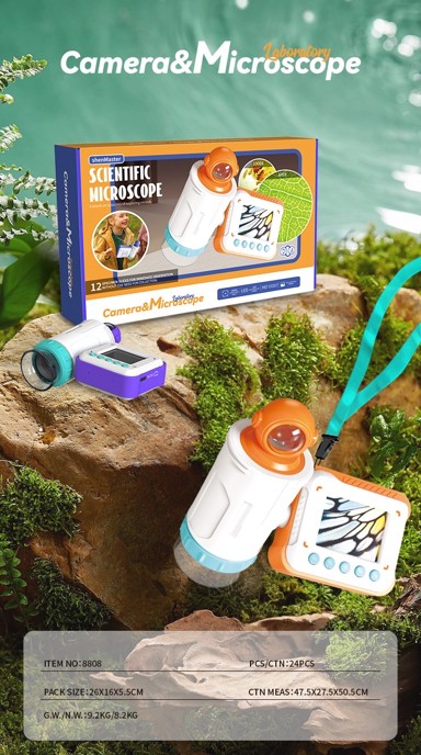 Dječji teleskop s kamerom, šarena
