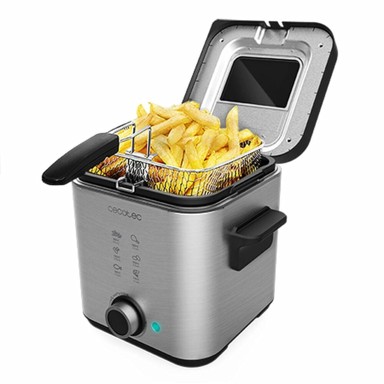 CECOTEC Friteza CleanFry Advance, 1500 W, inox