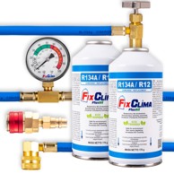 Komplet za punjenje klime R134A, 2x adapter