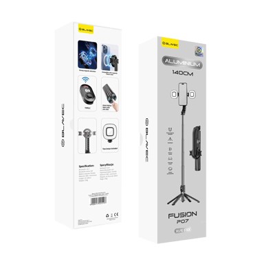 BLAVEC Stativ za mobitel P07, 140 cm, crni