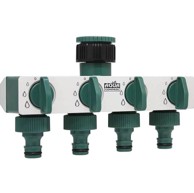 AQUACONTROL Razdjelnik za sanitarnu vodu, PVC, s 4 ventila