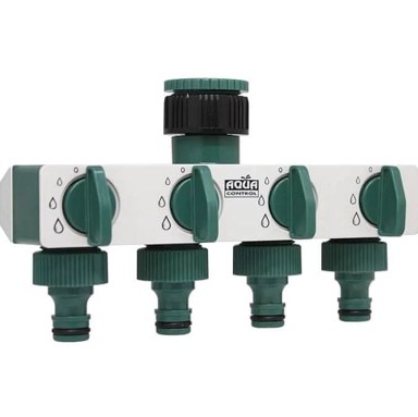 AQUACONTROL Razdjelnik za sanitarnu vodu, PVC, s 4 ventila